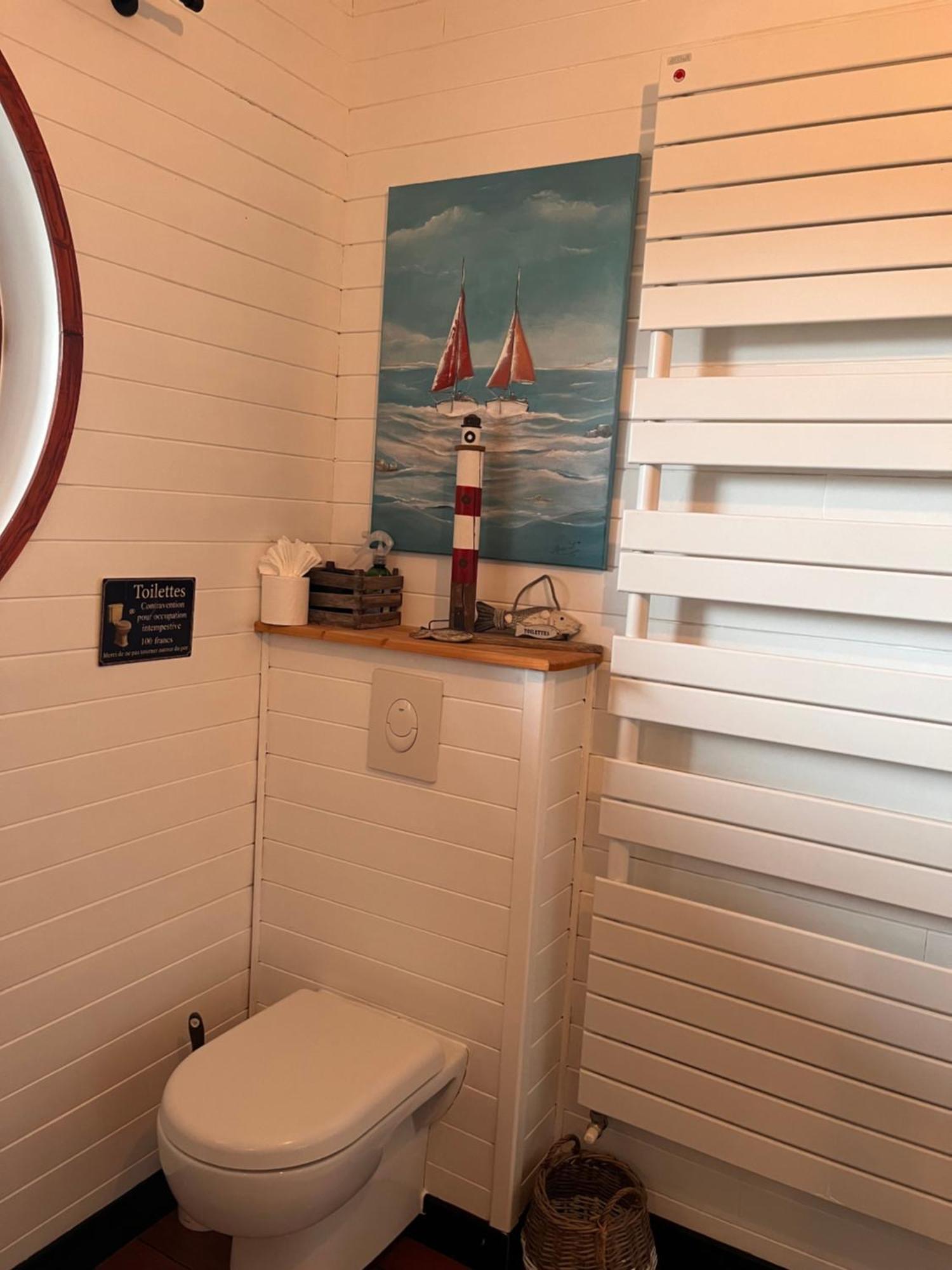 La Maison Bateau Au Bord De Mer Guissény Buitenkant foto